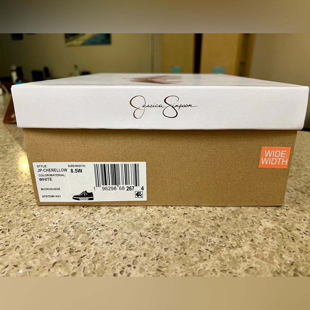 Jessica Simpson Cherello Rhinestone Sparkle Platform Sneaker 8.5w - Lightly worn - Picture 9 of 10